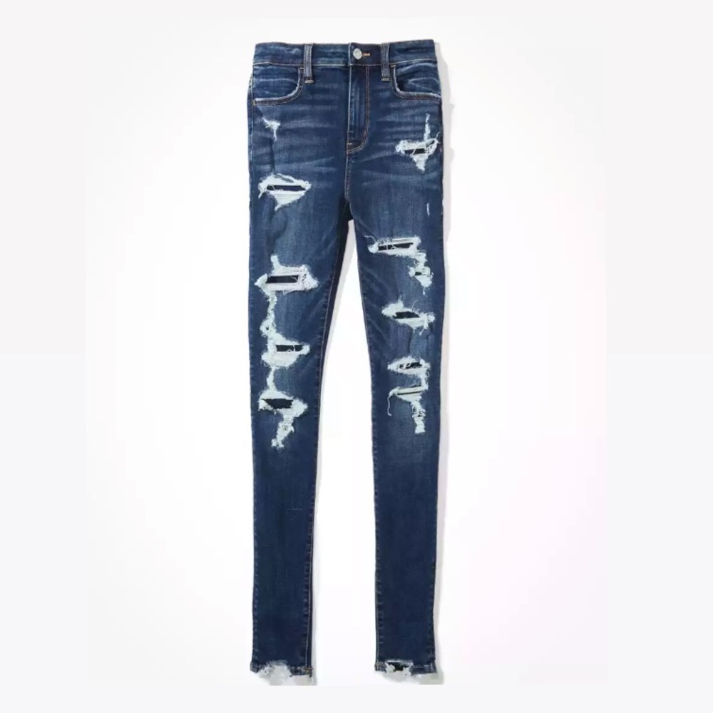 AE Ne(x)t Level Patched Super High-Waisted Jegging